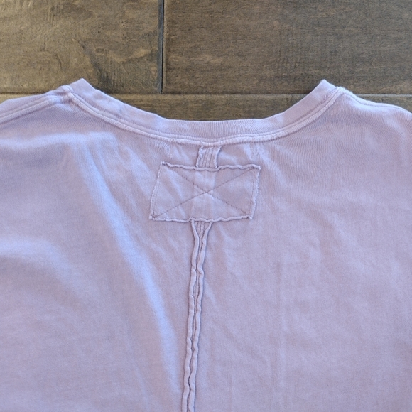 WE THE FREE PEOPLE oversized Lavender short-sleeve T-Shirt Tee - XS - Picture 6 of 10